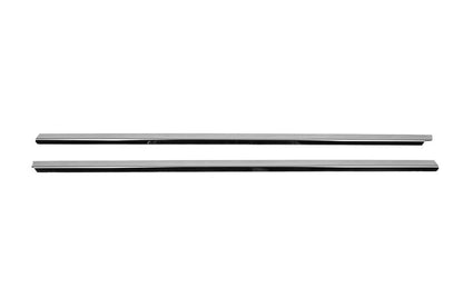 Window edging Black chrome (2 pcs., stainless steel) for Volkswagen Caddy 2015-2020 - Reelken Auto