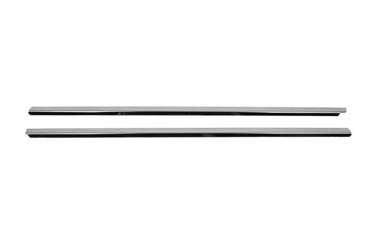 Window edging Black chrome (2 pcs., stainless steel) for Volkswagen Caddy 2015-2020 - Reelken Auto