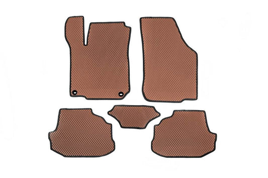 EVA mats (Brown) for Skoda Octavia I Tour A4 1996-2010 - Reelken Auto