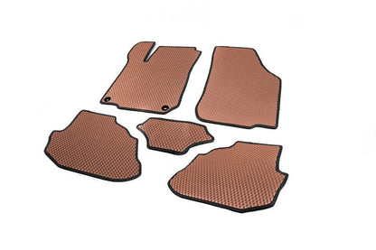 EVA mats (Brown) for Skoda Octavia I Tour A4 1996-2010 - Reelken Auto