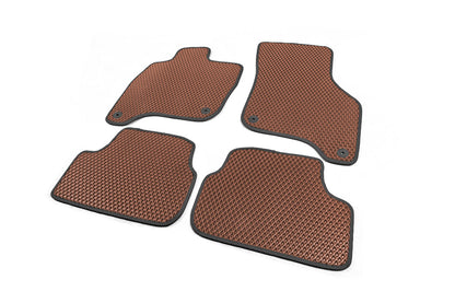 EVA Floor Mats for E-Golf (Brown) for Volkswagen Golf 7/E-Golf 2012-2020 - image 2