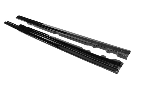 Side sills DPT (black gloss) for Mercedes E-class W213 2016-2023 - image 2
