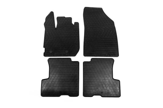 Rubber mats (4 PCs, Premium Stingray) for Dacia Duster 2018-2024 - Reelken Auto