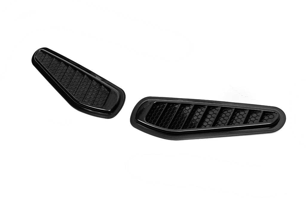 Cover on the hood type-A (2 pcs., ABS) - Reelken Auto