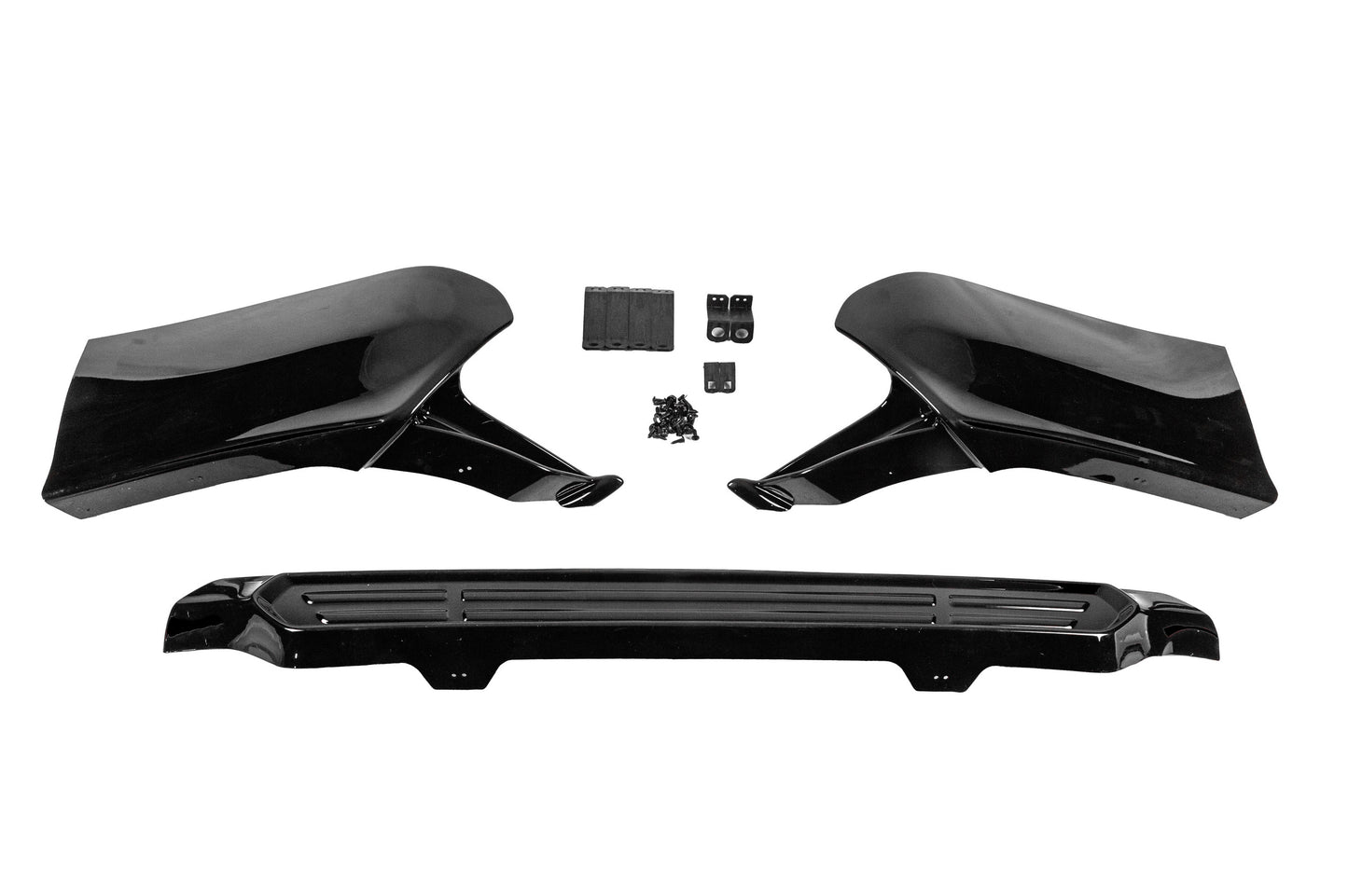 Rear TRD diffuser trim, 3-piece (for 2017+) for Toyota Land Cruiser Prado 150 2009-2023 - image 2