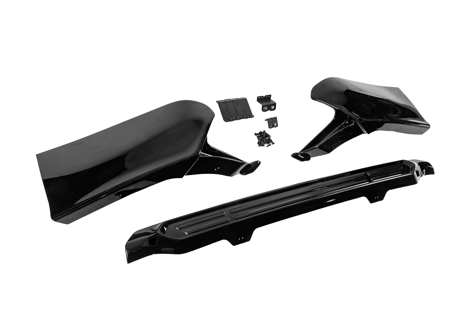 Rear TRD diffuser trim, 3-piece (for 2017+) for Toyota Land Cruiser Prado 150 2009-2023 - image 5