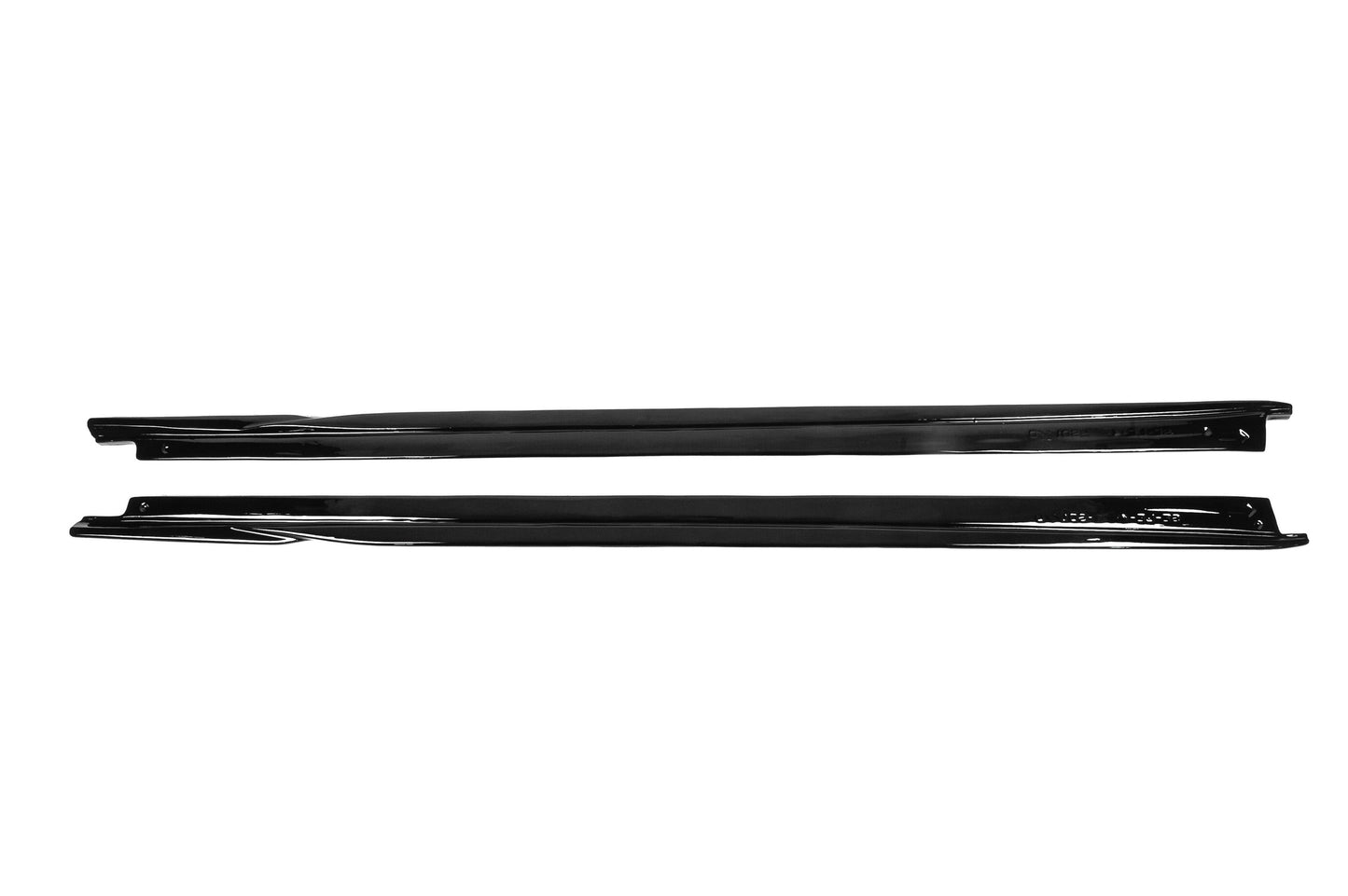 DPT V-2 Side Skirt Extensions (for M-Sport/M5 side skirts, Gloss Black) for BMW 5 Series G30/G31 2017-2023 - image 2