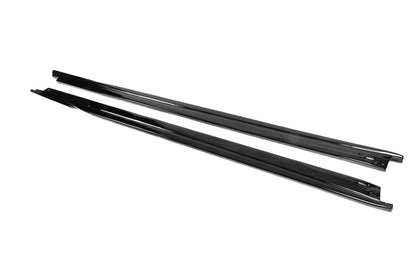 DPT V-2 Side Skirt Extensions (for M-Sport/M5 side skirts, Gloss Black) for BMW 5 Series G30/G31 2017-2023 - image 3