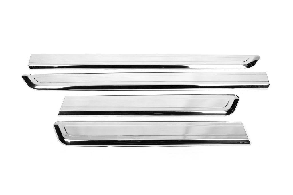 Door Mouldings Stainless Steel (4 pcs) for Peugeot Bipper 2008-2017 - image 7