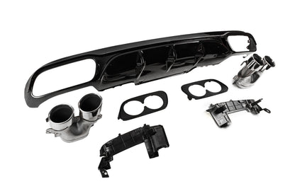 Rear diffuser with exhaust tips E53-Design (for AMG/AMG-Line) for Mercedes E-сlass W213 2016-2023 - image 4