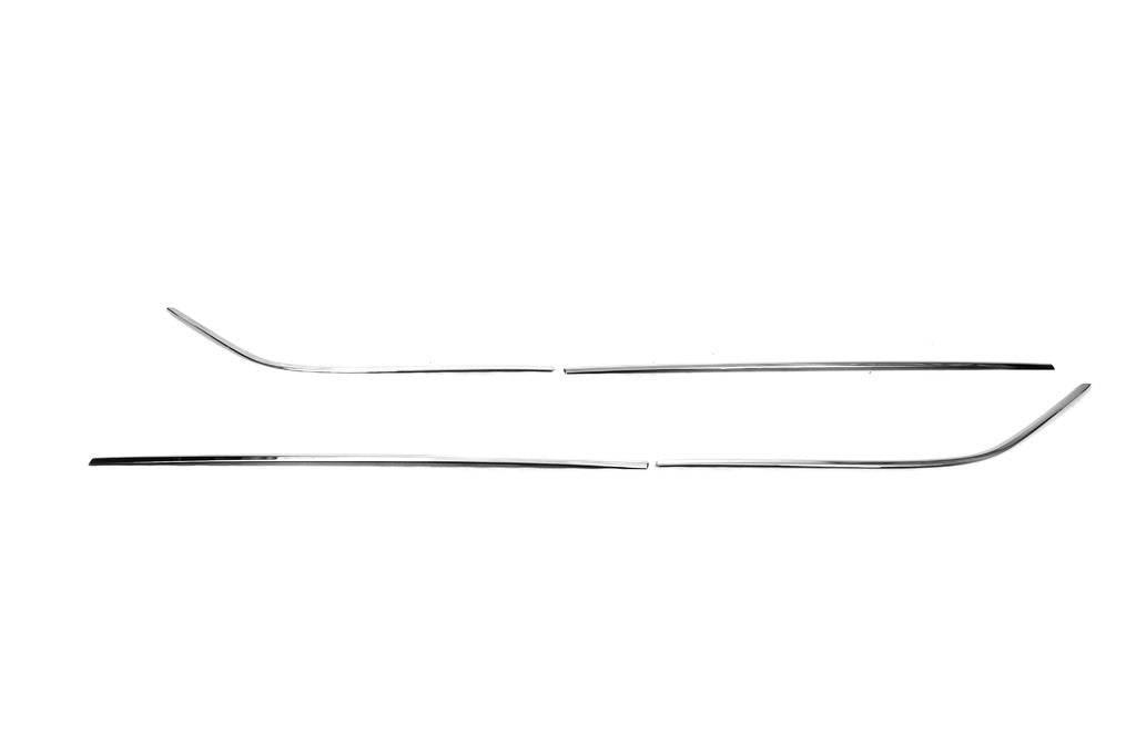 OmsaLine window edging (4 pcs., stainless steel) for Toyota C-HR 2016-2023 - Reelken Auto