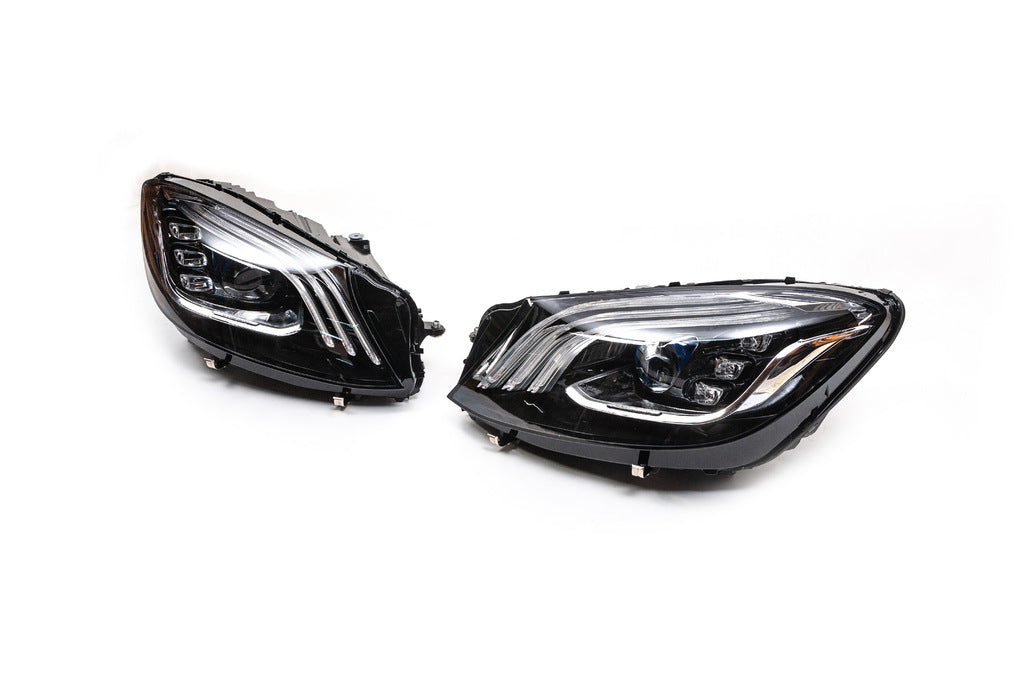 Facelift Front Headlights without Modules (OEM) for Mercedes S-сlass W222 2013-2022 - image 6