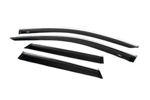 Window deflectors with chrome trim (4 pcs, HIC) for Volkswagen Touareg 2018- - image 2