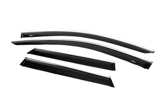 Windshields with chrome (4 pcs, HIC) for Volkswagen Touareg 2018↗ - Reelken Auto