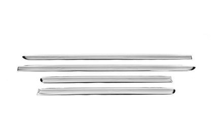 Pads on the molding (4 pieces, stainless steel) for Kia Sorento II XM 2009-2014 - Reelken Auto