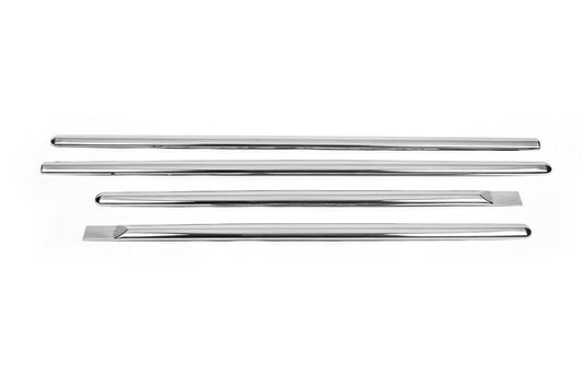 Molding door (4-piece, stainless steel.) for Dacia Logan I 2008-2012 - image 2