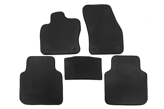 EVA Floor Mats (Allspase, 2 Rows, Black) for Volkswagen Tiguan 2016-2023 - image 1