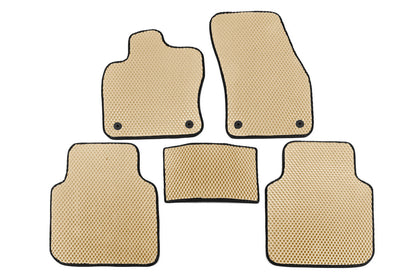 EVA Floor Mats (Allspase, 2 Rows, Beige) for Volkswagen Tiguan 2016-2023 - image 1