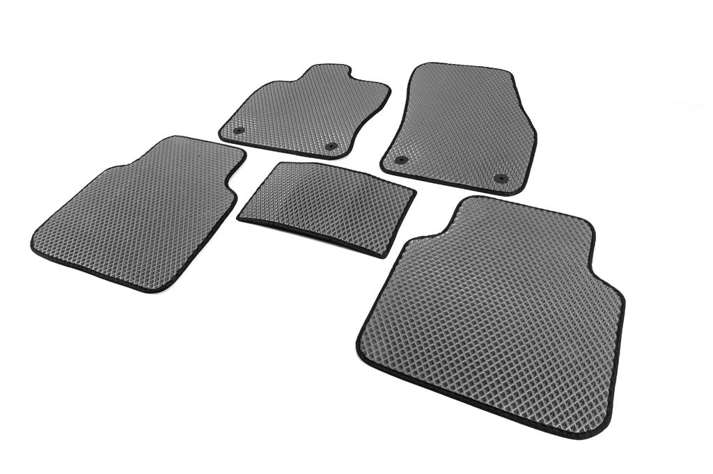 EVA Floor Mats (Allspase, 2 Rows, Gray) for Volkswagen Tiguan 2016-2023 - image 2
