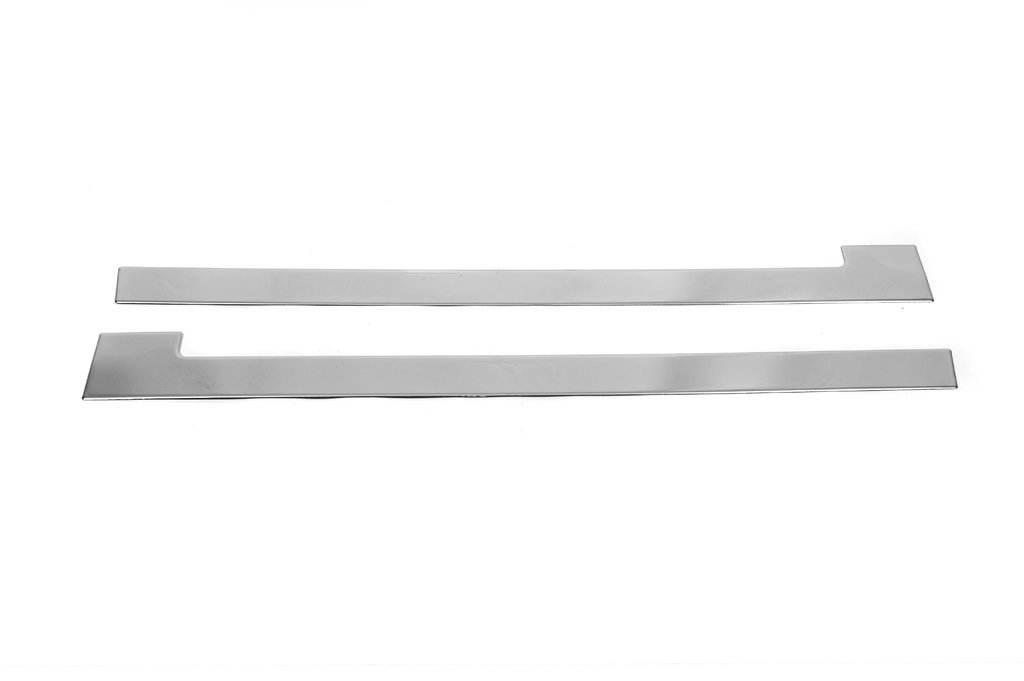 Sliding door molding (2 pcs, stainless steel) for Mercedes Citan 2013↗ year - Reelken Auto