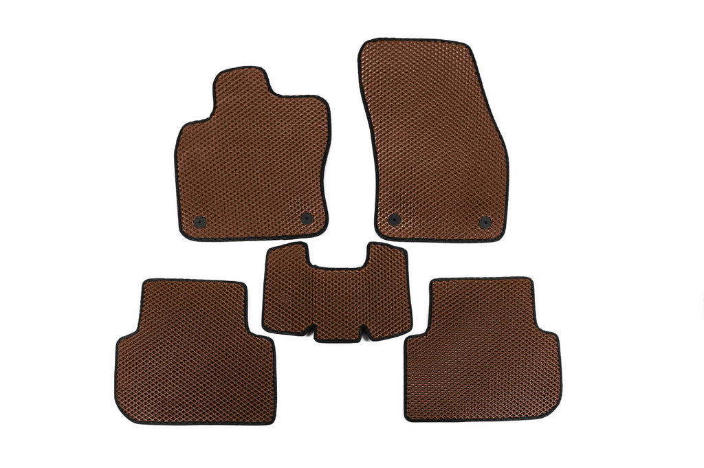 EVA Floor Mats (Brown) for Volkswagen Tiguan 2016-2023 - image 1