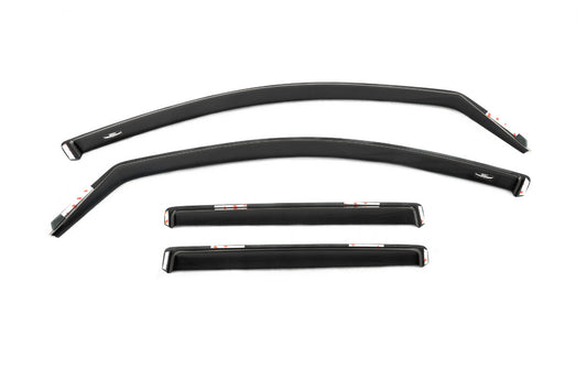 In-channel window deflectors (4 pcs, HIC) for Volkswagen Tiguan 2007-2016 - image 1