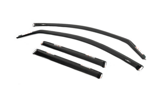 In-channel window deflectors (4 pcs, HIC) for Volkswagen Tiguan 2007-2016 - image 2