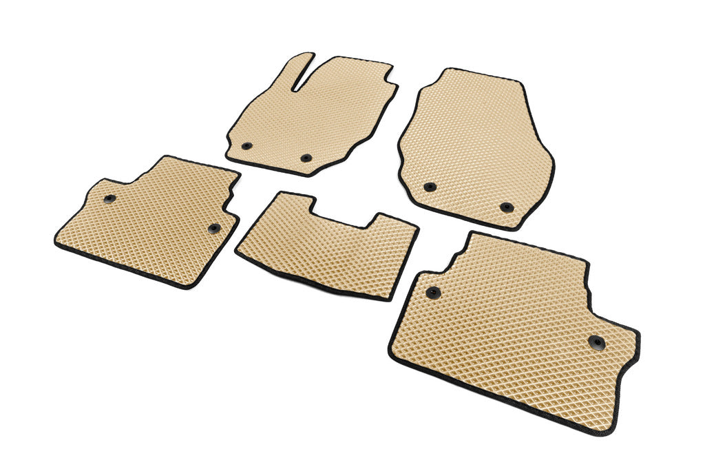 EVA Floor Mats (Beige) for Volvo XC70 2007-2013 - image 2