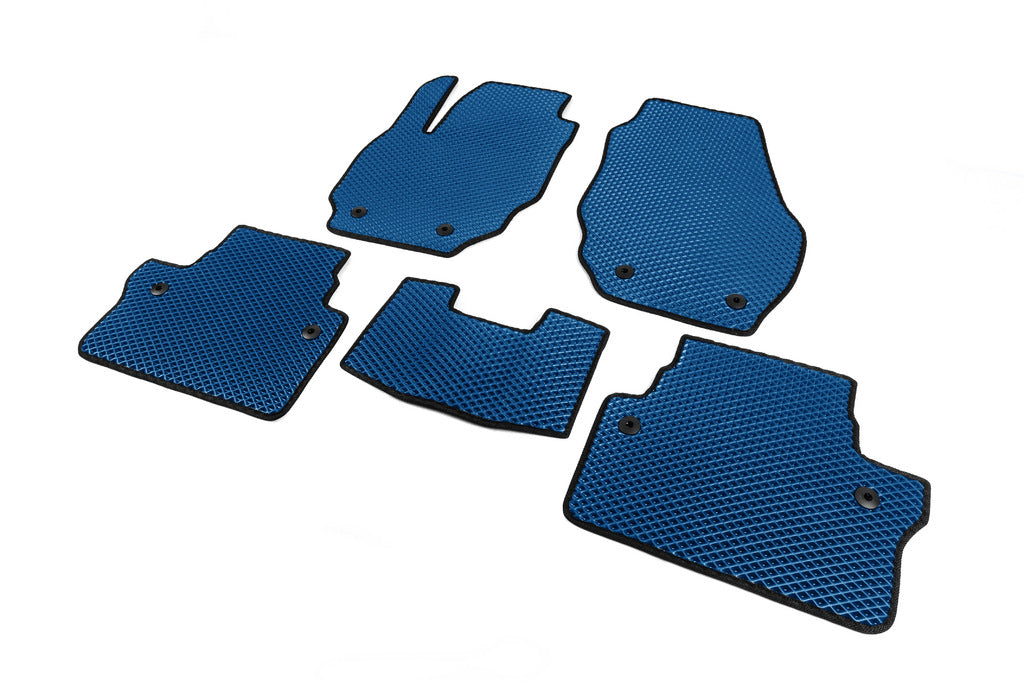 EVA Floor Mats (Blue) for Volvo XC70 2007-2013 - image 2