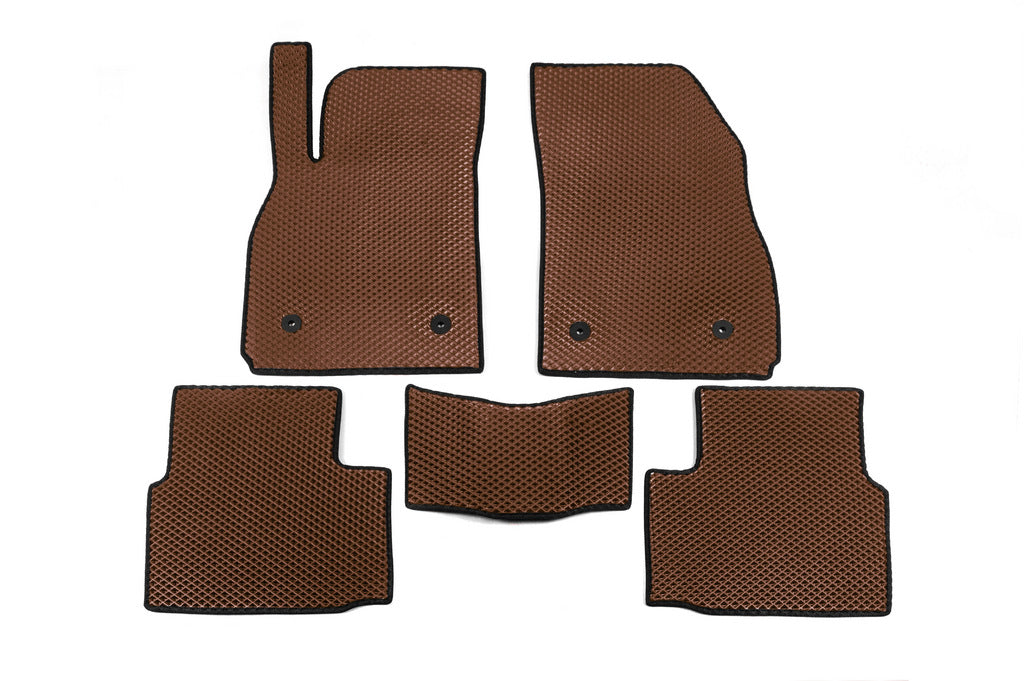 EVA Floor Mats (Brown) for Chevrolet Malibu 2011-2018 - image 1