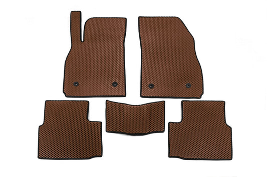 EVA Floor Mats (Brown) for Chevrolet Malibu 2011-2018 - image 1
