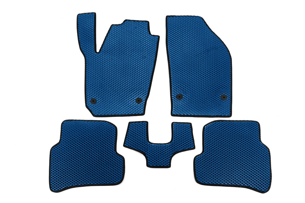 EVA Floor Mats (Blue) for Skoda Fabia 2014-2021 - image 1