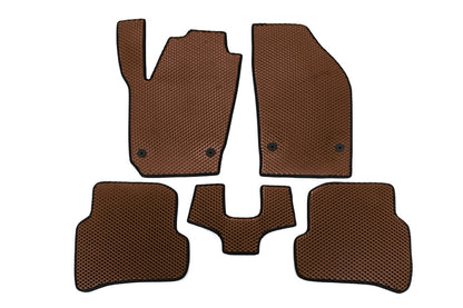 EVA Floor Mats (Brown) for Skoda Fabia 2014-2021 - image 1