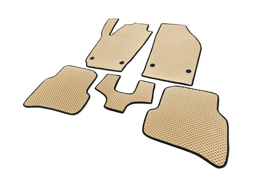 EVA Floor Mats (Beige) for Skoda Fabia 2014-2021 - image 2