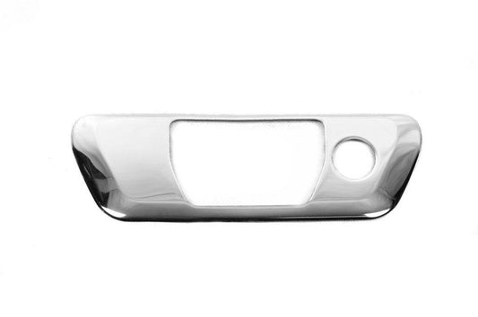 Rear handle (without camera, stainless steel) for Nissan Navara/NP300 2016- - Reelken Auto