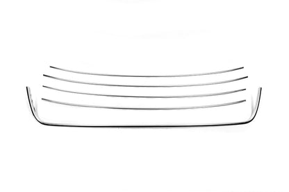 Front bumper protector trims Comfort (5 pcs, stainless steel) for Volkswagen Caddy 2010-2015 - image 2