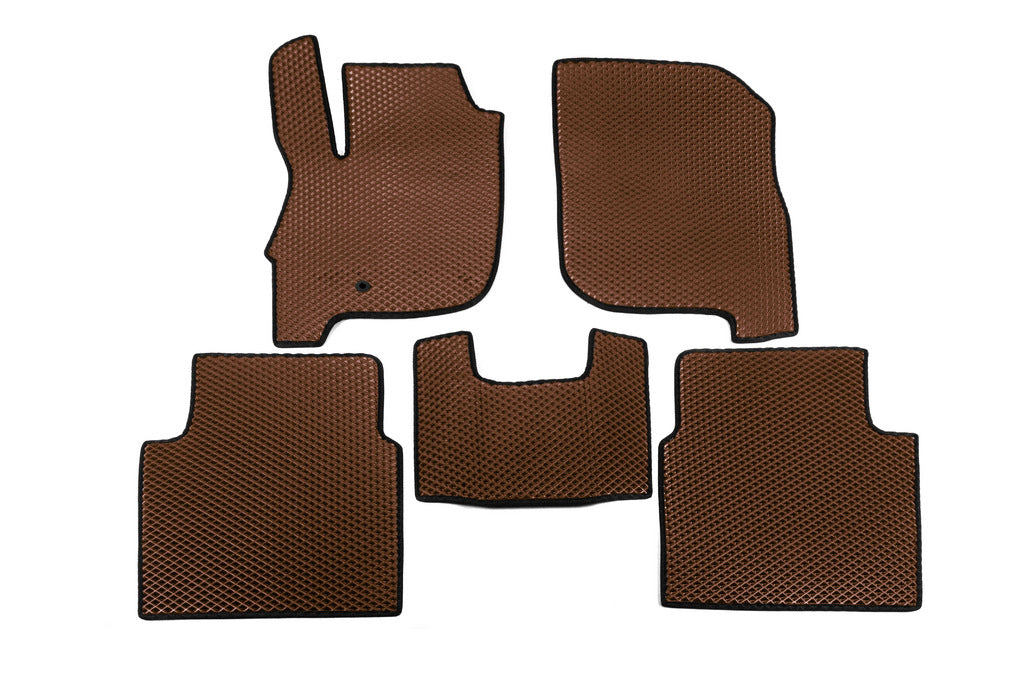 EVA Floor Mats (Brown) for Mitsubishi Galant 2003-2012 - image 1