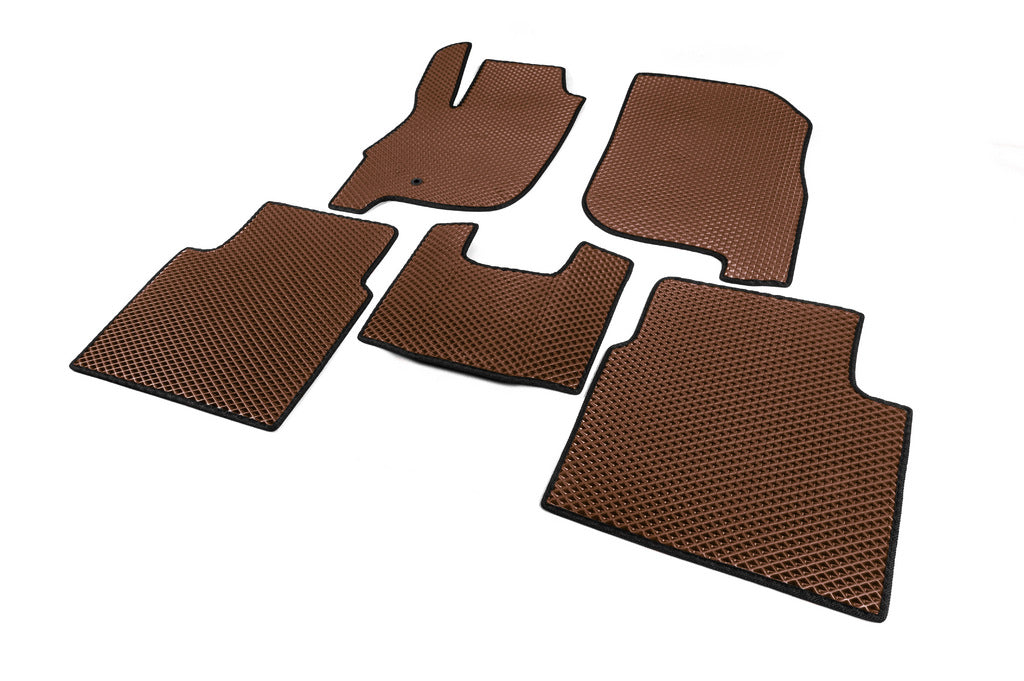 EVA Floor Mats (Brown) for Mitsubishi Galant 2003-2012 - image 2