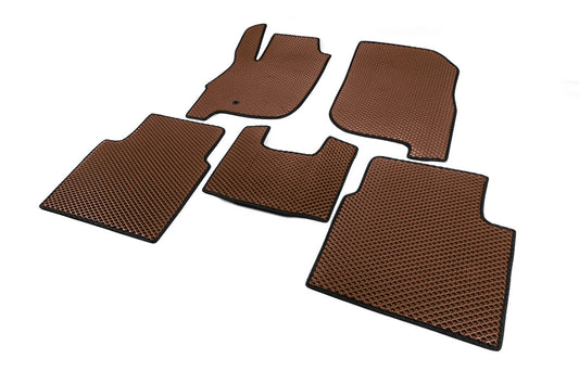 EVA Floor Mats (Brown) for Mitsubishi Galant 2003-2012 - image 2