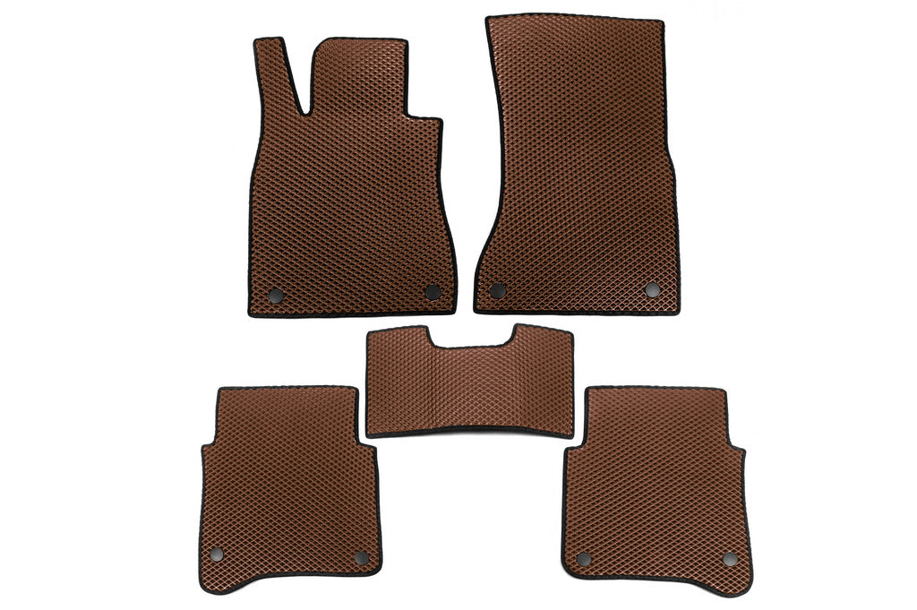 EVA Floor Mats (Brown) for Mercedes S-сlass W223 2020- - image 1