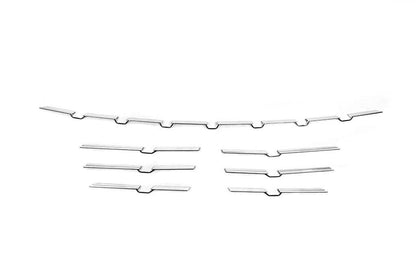 Bumper pads 2021+ (7 pcs, stainless steel) for Renault Megane IV 2016-2025 - Reelken Auto