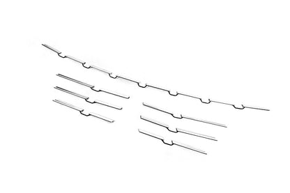 Rear bumper protector trims 2021+ (7 pcs, stainless steel) for Renault Megane IV 2016-2025 - image 3