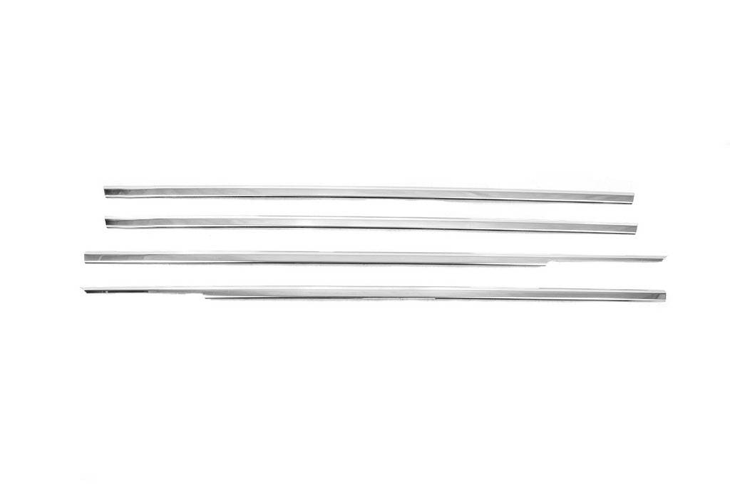 External edging of windows (4 pcs., stainless steel) for Honda Civic 1995-2001 - Reelken Auto