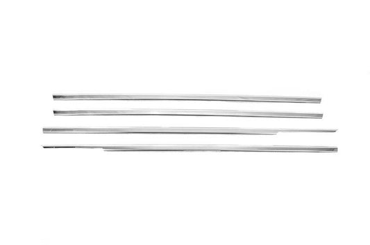 External edging of windows (4 pcs., stainless steel) for Honda Civic 1995-2001 - Reelken Auto