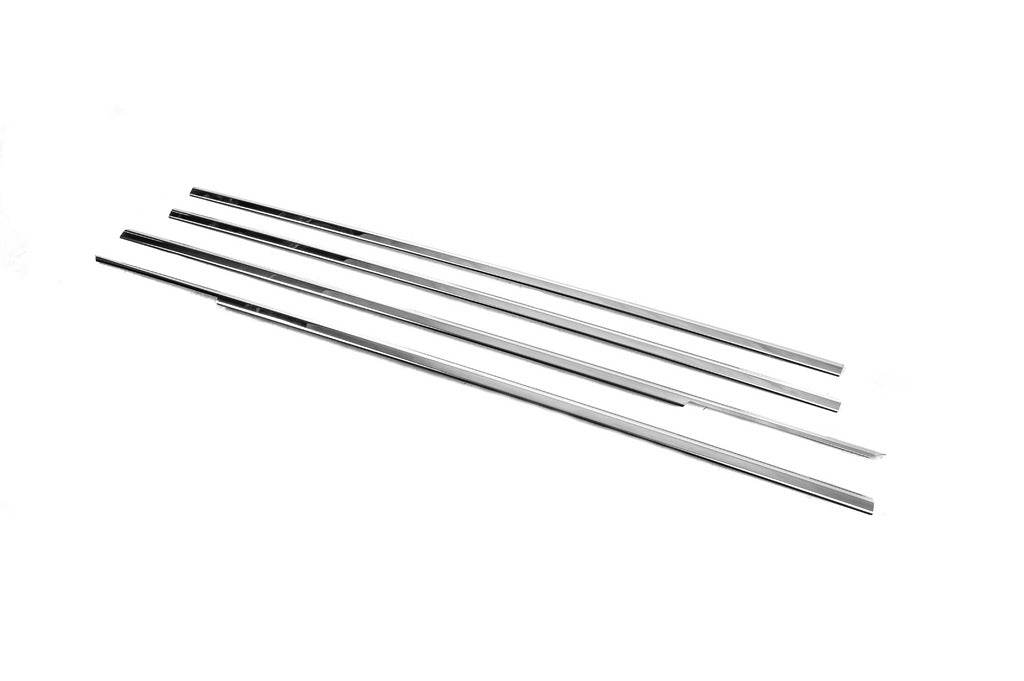 External edging of windows (4 pcs., stainless steel) for Honda Civic 1995-2001 - Reelken Auto
