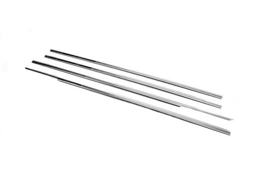 External edging of windows (4 pcs., stainless steel) for Honda Civic 1995-2001 - Reelken Auto