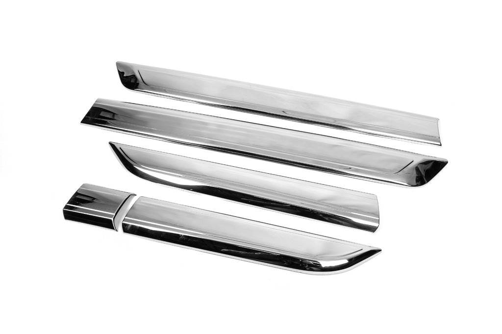 OmsaLine door molding (5 pcs., stainless steel) for Ford Custom 2013-2022 - Reelken Auto