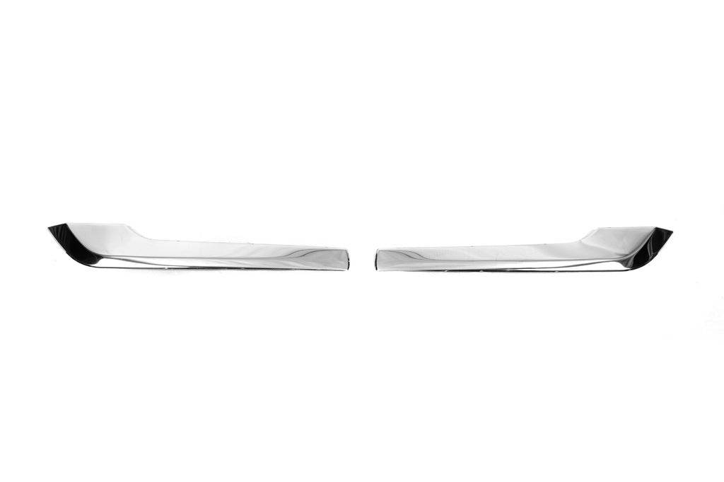 Covers for fog lights (2 pcs., stainless steel) for Peugeot Partner/Rifter 2019↗ - Reelken Auto