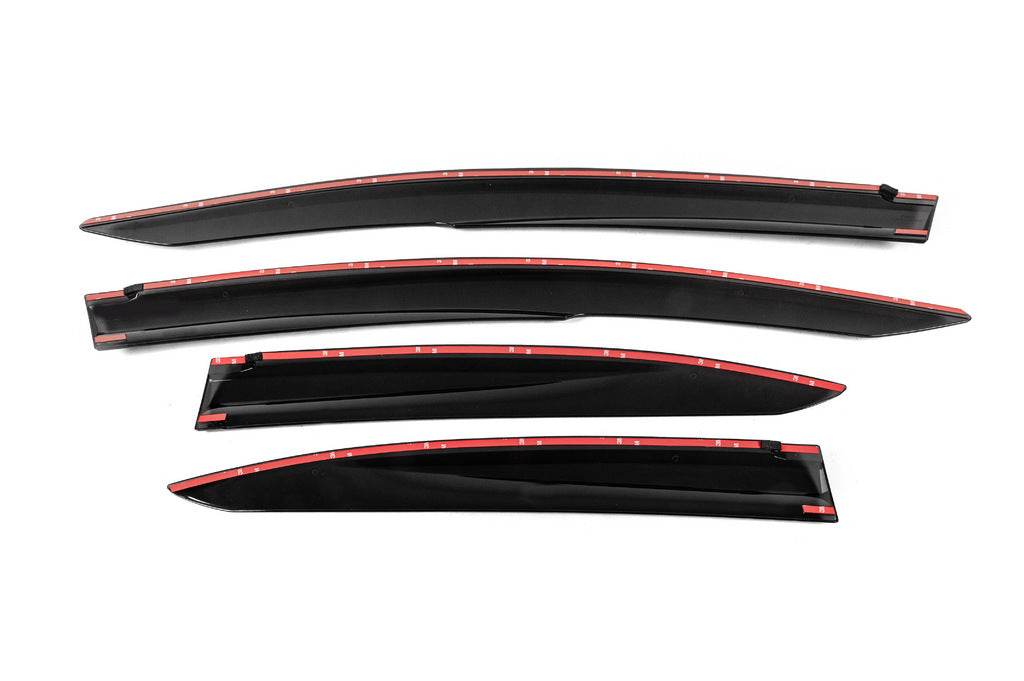 Deflectors (4-piece, HIC) for Honda Civic Sedan IX 2011-2016 - Reelken Auto
