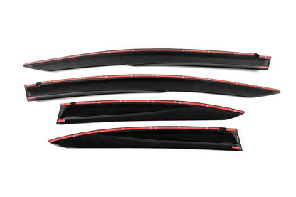 Deflectors (4-piece, HIC) for Honda Civic Sedan IX 2011-2016 - Reelken Auto